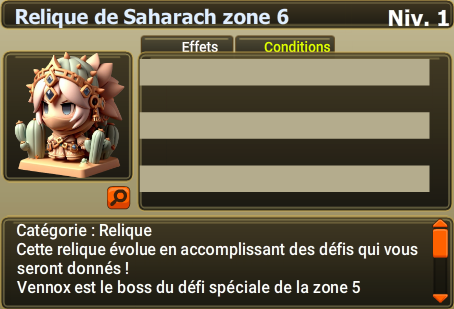 Relique de Saharach zone 6
