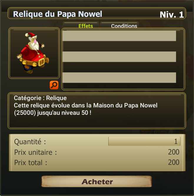relique papa nowel