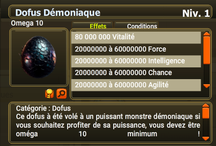 dofus démoniaque