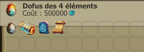 Dofus des 4 éléments