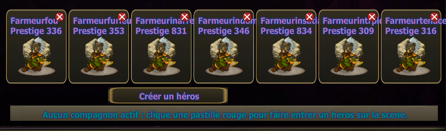 création perso