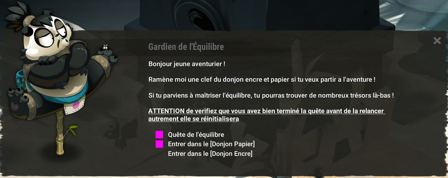 proposition gaudien de l'équilibre