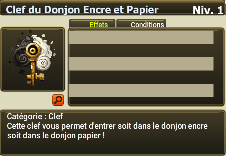 Clef du Donjon Encre et Papier