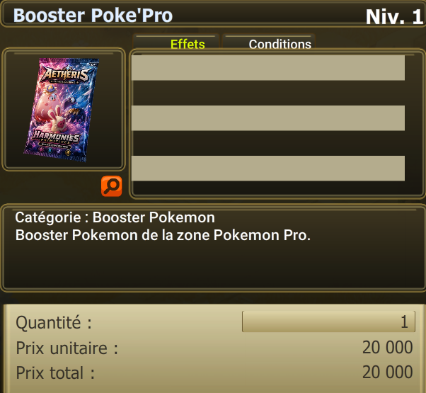 Booster poke'Pro