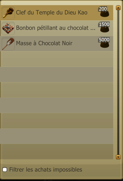 boutique Mangeur de Rocher Praliné enrobé de Chocolat Noir